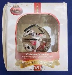 LIMITED EDITION DISNEY NIGHTMARE BEFORE CHRISTMAS ORNAMENT with box RARE