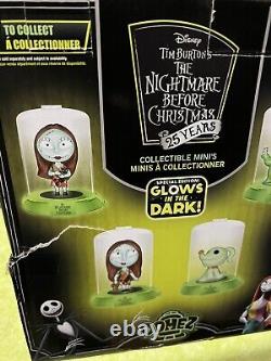 LOT OF 9 DOMEZ DISNEY NIGHTMARE BEFORE CHRISTMAS SERIES 1 With Display Box