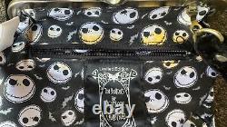 Limited Disney NIGHTMARE BEFORE CHRISTMAS Jack Skellington Velvet Beaded Bag