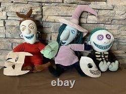 Lock, Shock, & Barrel Plushie Set Nightmare Before Christmas New with Tags