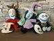 Lock, Shock, & Barrel Plushie Set Nightmare Before Christmas New With Tags