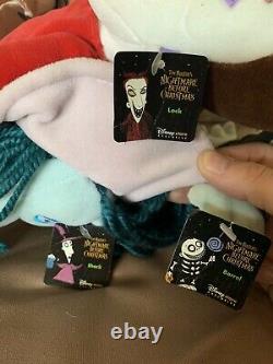 Lock, Shock, & Barrel Plushie Set Nightmare Before Christmas New with Tags