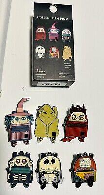 Loungefly / Disney Nightmare Before Christmas Backpack Mystery Pin Set NBC