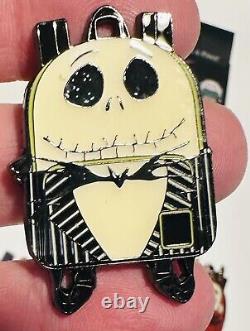 Loungefly / Disney Nightmare Before Christmas Backpack Mystery Pin Set NBC