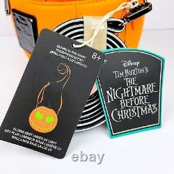Loungefly Disney Nightmare Before Christmas Jack Glow Pumpkin Figural Crossbody