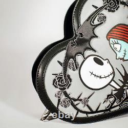 Loungefly Disney Nightmare Before Christmas Jack & Sally Love Heart Mini Bacpack