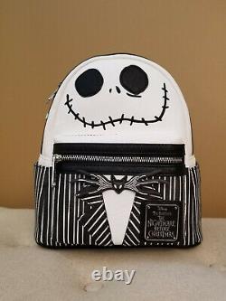 Loungefly Disney Nightmare Before Christmas Jack Skellington Mini Backpack NEW