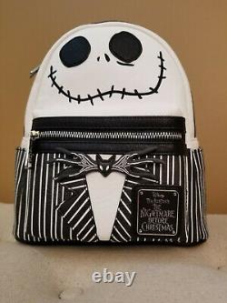 Loungefly Disney Nightmare Before Christmas Jack Skellington Mini Backpack NEW