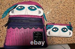 Loungefly Disney Nightmare Before Christmas Shock Cosplay Mini Backpack &wallet