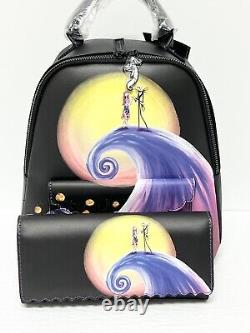 Loungefly Disney Nightmare Before Christmas Spiral Hill Backpack & Wallet READ
