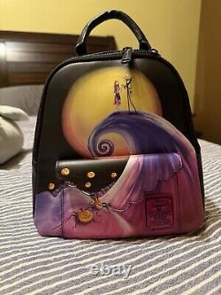 Loungefly Disney Nightmare Before Christmas Spiral Hill Mini Backpack Exclusive