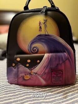 Loungefly Disney Nightmare Before Christmas Spiral Hill Mini Backpack Exclusive