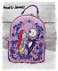 Loungefly Disney Nightmare Before Christmas Spring Floral Purple Backpack Nwt