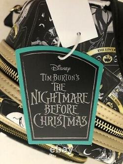 Loungefly Disney Nightmare Before Christmas Tarot Card Mini Backpack Wallet Set