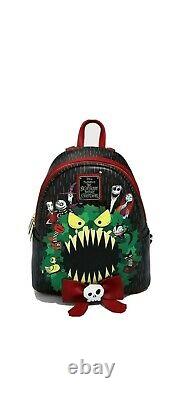 Loungefly Disney Nightmare Before Christmas Wreath Mini Backpack NWT Exclusive