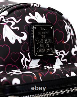 Loungefly Disney Nightmare Before Christmas Zero Hearts Mini Backpack Exclusive