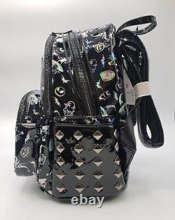 Loungefly Disney Parks Nightmare Before Christmas PVC Holographic Stud Backpack