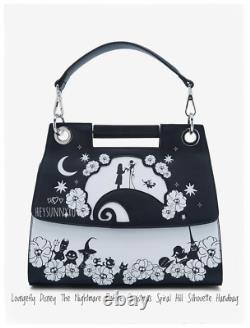 Loungefly Disney The Nightmare Before Christmas Spiral Hill Handbag and Wallet