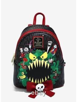 Loungefly Disney The Nightmare Before Christmas Wreath Backpack
