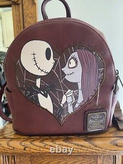 Loungefly Jack & Sally Meant to Be Mini Backpack Nightmare before Christmas