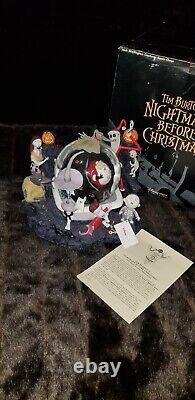 Mint? Disney Nightmare Before Christmas Musical SnowglobeJack Captures Santa