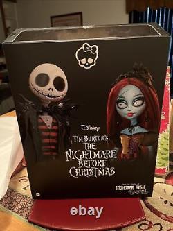 Monster High Skullector Disney The Nightmare Before Christmas Jack & Sally Dolls
