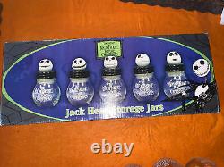 NECA Disney Nightmare Before Christmas Jack Head Storage Jars 5pcs Set