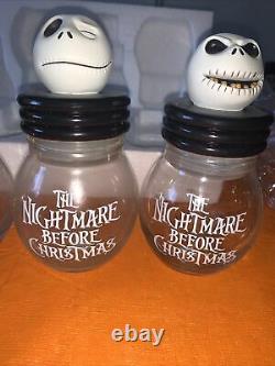 NECA Disney Nightmare Before Christmas Jack Head Storage Jars 5pcs Set