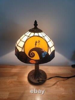NECA Nightmare Before Christmas Tiffany Style Lamp Tim Burton Rare
