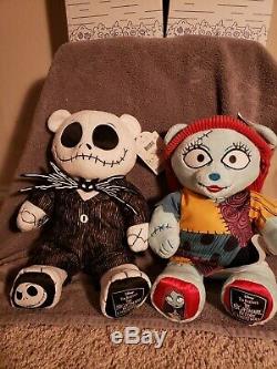 NEW! Build A Bear Nightmare Before Christmas Jack and Sally
