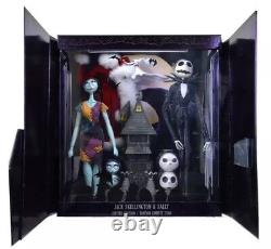 NEW The Nightmare Before Christmas 30th Anniversary Doll Set Jack Sally Zero LE