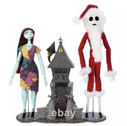 NEW The Nightmare Before Christmas 30th Anniversary Doll Set Jack Sally Zero LE