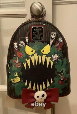 NEW WITH TAGS! Loungefly Disney Nightmare Before Christmas Wreath Mini Backpack