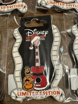 NIGHTMARE BEFORE CHRISTMAS GUITAR 7 PIN SET Disney DSSH LE 400 Jack Oogie Boogie