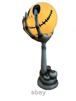 NIGHTMARE BEFORE CHRISTMAS HEAD IN HAND JACK LAMP 2010-2011 Vintage