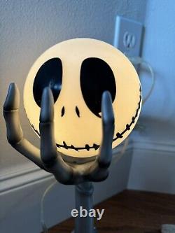 NIGHTMARE BEFORE CHRISTMAS HEAD IN HAND JACK LAMP 2010-2011 Vintage