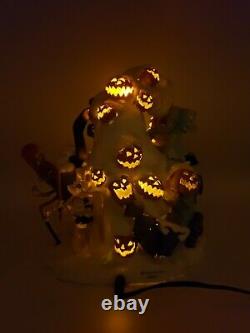 NIGHTMARE BEFORE CHRISTMAS Light Up Halloween Decor Collectible Tim Burton Oogie