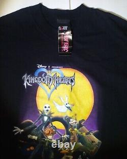 NWT Disney Kingdom Hearts Nightmare Before Christmas Video Game 2002 T Shirt XL