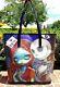 Nwt Disney Parks Nightmare Before Christmas Jack Sally Loungefly Tote Bag