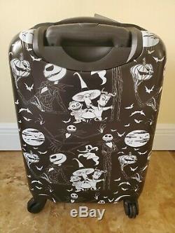 NWT Disney Store THE NIGHTMARE BEFORE CHRISTMAS ROLLING Suitcase Luggage