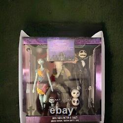 Nightmare Before Christmas 30th LE 3700 Collector 16 Doll Set Jack Sally Zero