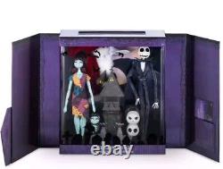 Nightmare Before Christmas 30th LE 3700 Collector 16 Doll Set Jack Sally Zero