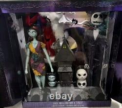 Nightmare Before Christmas 30th LE 3700 Collector 16 Doll Set Jack Sally Zero