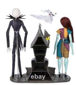 Nightmare Before Christmas 30th LE 3700 Collector 16 Doll Set Jack Sally Zero