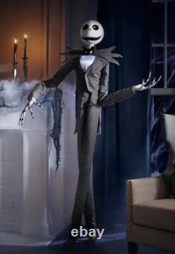 Nightmare Before Christmas 6.5 ft Animatronic Disney Jack Skellington Halloween