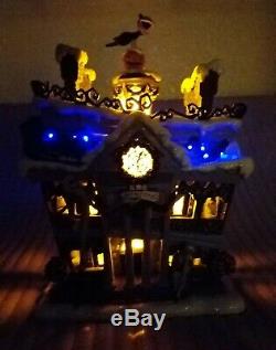 Nightmare Before Christmas Disneyland Haunted Mansion House with Working Lights