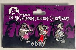 Nightmare Before Christmas Frame 8 Pin Set 1993 Disney Store + 3 extra Pins