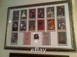 Nightmare Before Christmas Framed Disney Event Tarot Cards 2001