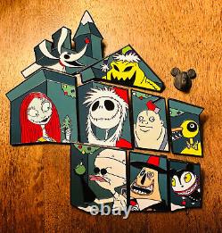 Nightmare Before Christmas Full 10 Pin Haunted Mansion Holiday Oogie Zero Disney