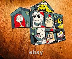 Nightmare Before Christmas Full 10 Pin Haunted Mansion Holiday Oogie Zero Disney